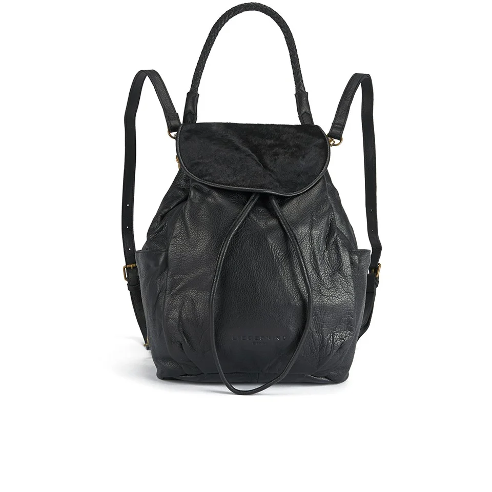 Liebeskind Women's Ida Vintage Pony Backpack - Black Image 1