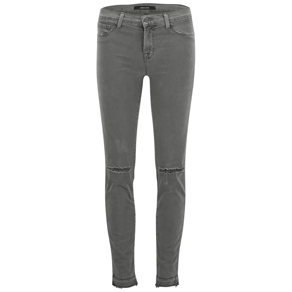 J Brand Women's Mid Rise 811 Skinny Jeans - Silver Fox Image 1