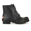 Hunter Men's Original Lace Up Rubber Rigger Boots - Black - Image 1