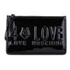 Love Moschino Women's LOVE Patent Clutch Bag - Black - Image 1