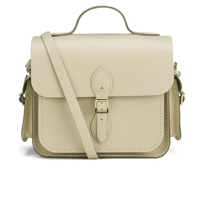 The Cambridge Satchel Company Large Traveller Bag with Side Pocket - Cream Crocus