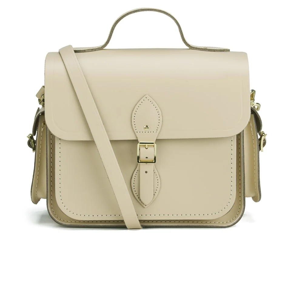 The Cambridge Satchel Company Large Traveller Bag with Side Pocket - Cream Crocus Image 1