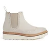 Grenson Women's Alice Brogue Suede Chelsea Boots - Winter White - Image 1