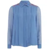 Matthew Williamson Women's Georgette Embroidered Shirt - Forget Me Not - Image 1