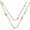 McQ Alexander McQueen Women's Fine Chain Swallow Necklace - Shiny Gold - Image 1