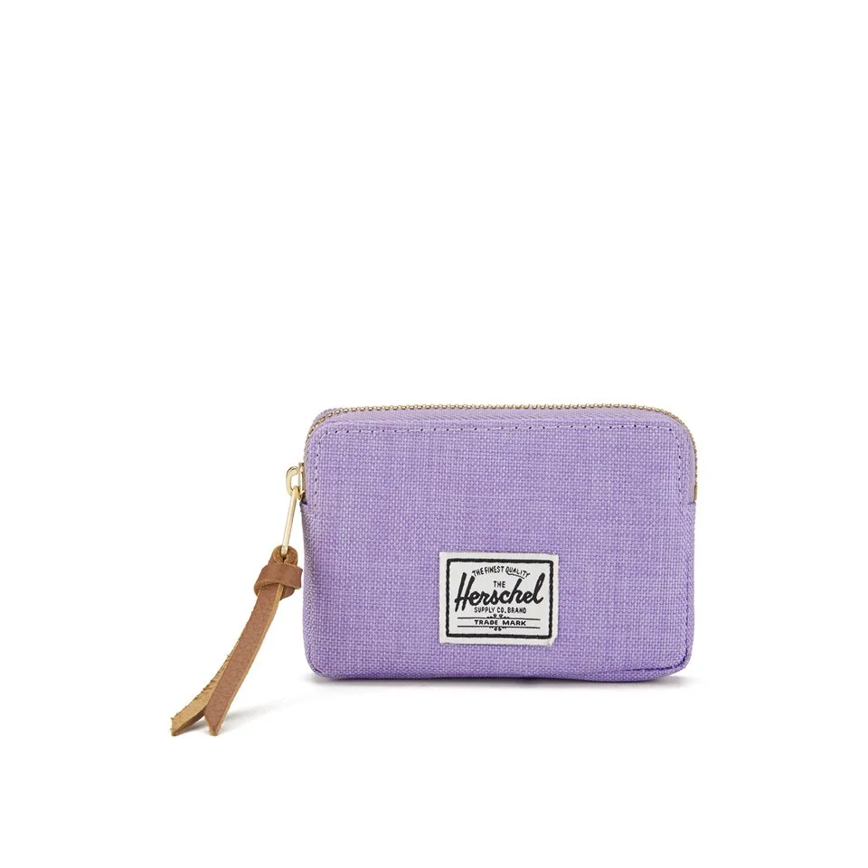 Herschel Supply Co.  Wallets Oxford Zip Purse - Electric Lilac Crosshatch Image 1