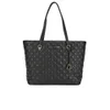 Diane von Furstenberg Women's Ready-to-Go Caning Quilt Leather Tote Bag - Black - Image 1