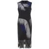 McQ Alexander McQueen Women's Feather Dress - Darkest Black - Image 1