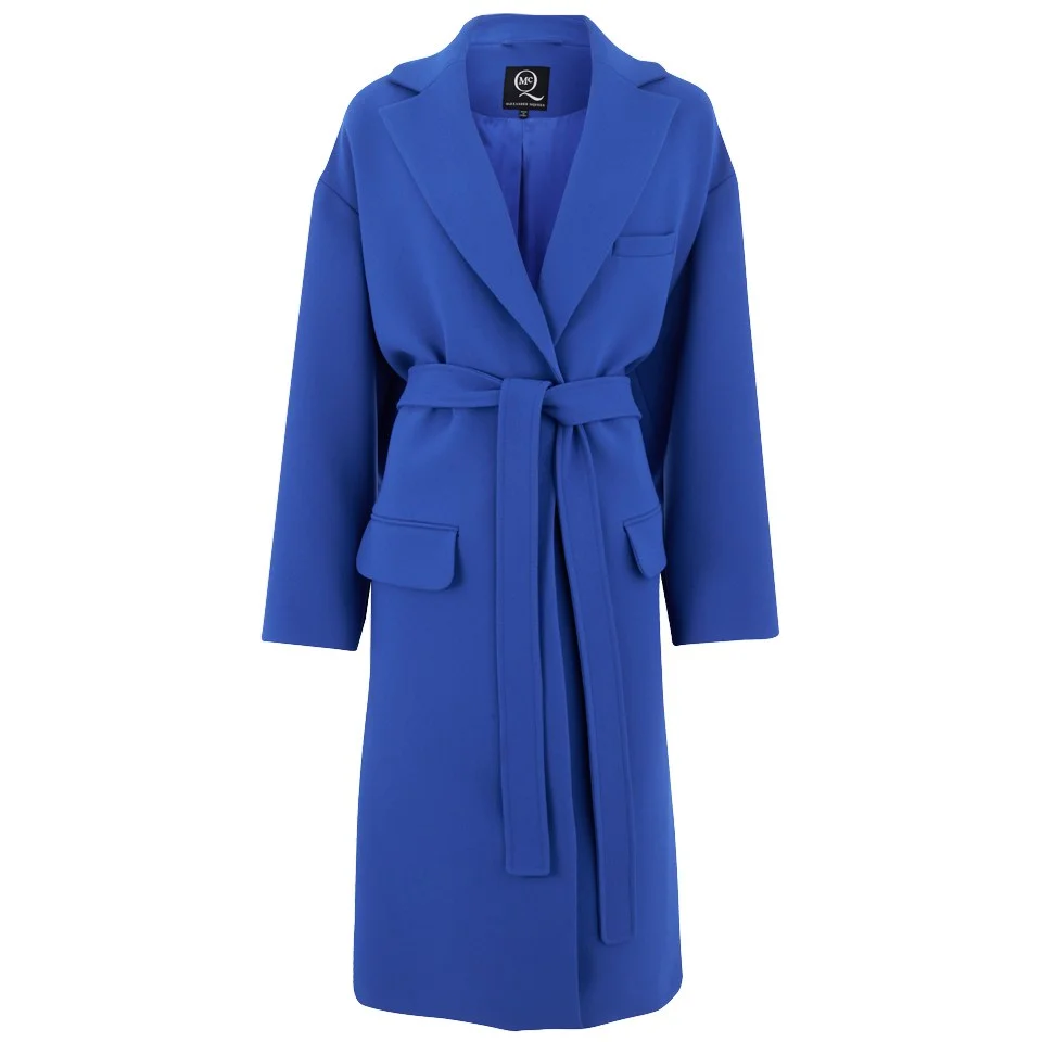McQ Alexander McQueen Women's Oversized Coat - Klein Blue Image 1