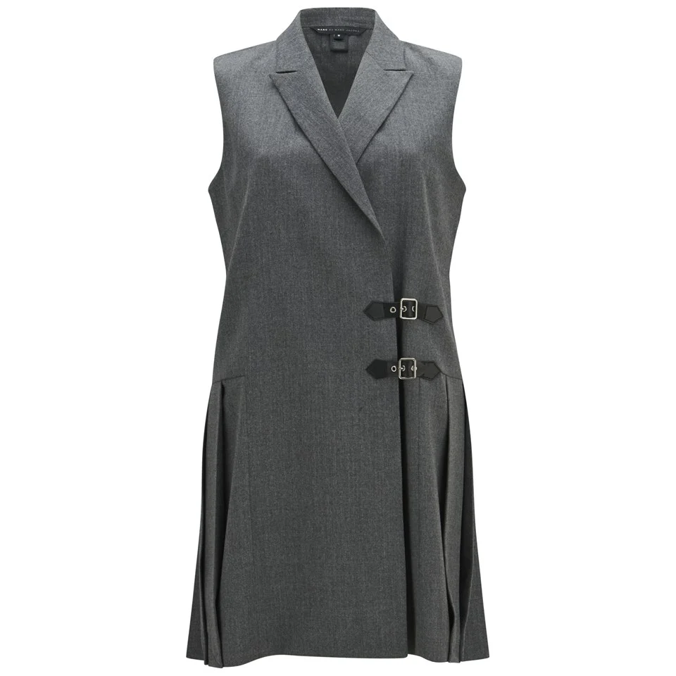 Marc by Marc Jacobs Women's Lightweight Wool Waistcoat Dress - Shadow Grey Melange Image 1