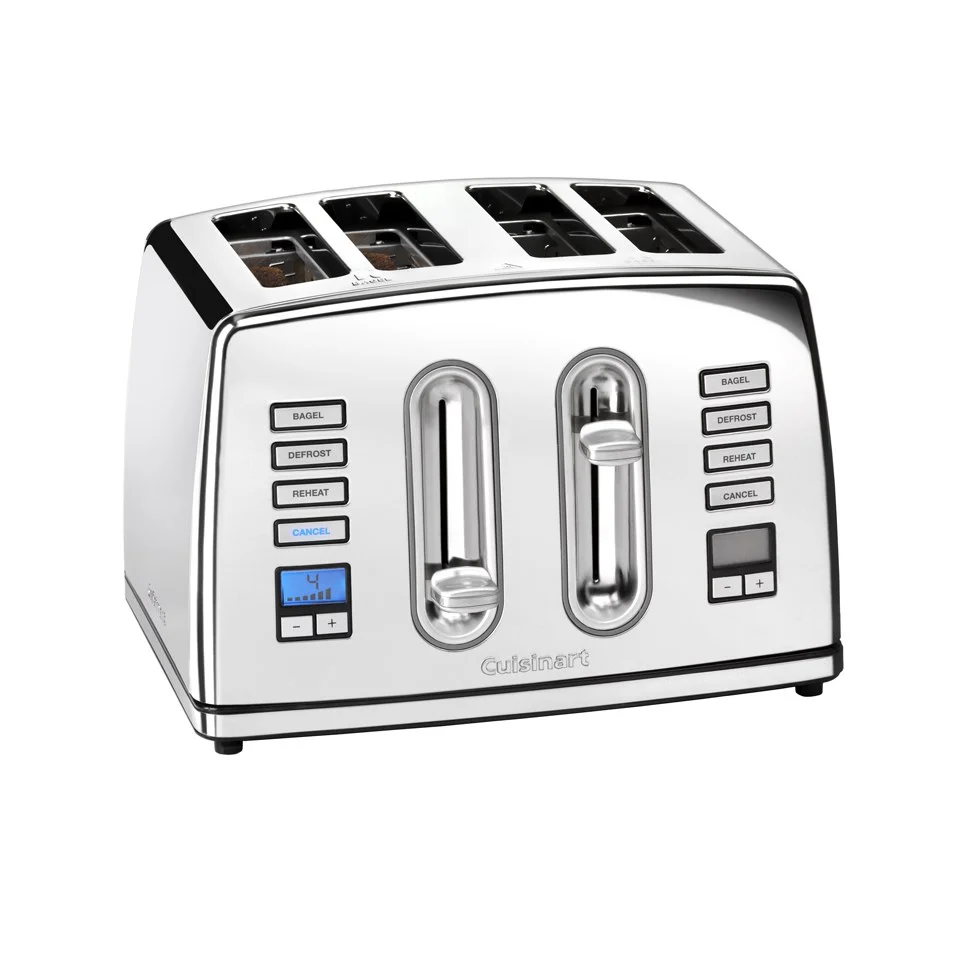 Cuisinart 4 Slice Digital Toaster - Polished Stainless Steel Image 1