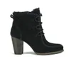 UGG Women's Analise Lace up Heeled Ankle Boots - Black - Image 1