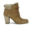 UGG Women's Analise Lace up Heeled Ankle Boots - Chestnut - Image 1