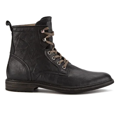 UGG Men's Selwood Lace-Up Leather Boots - Black