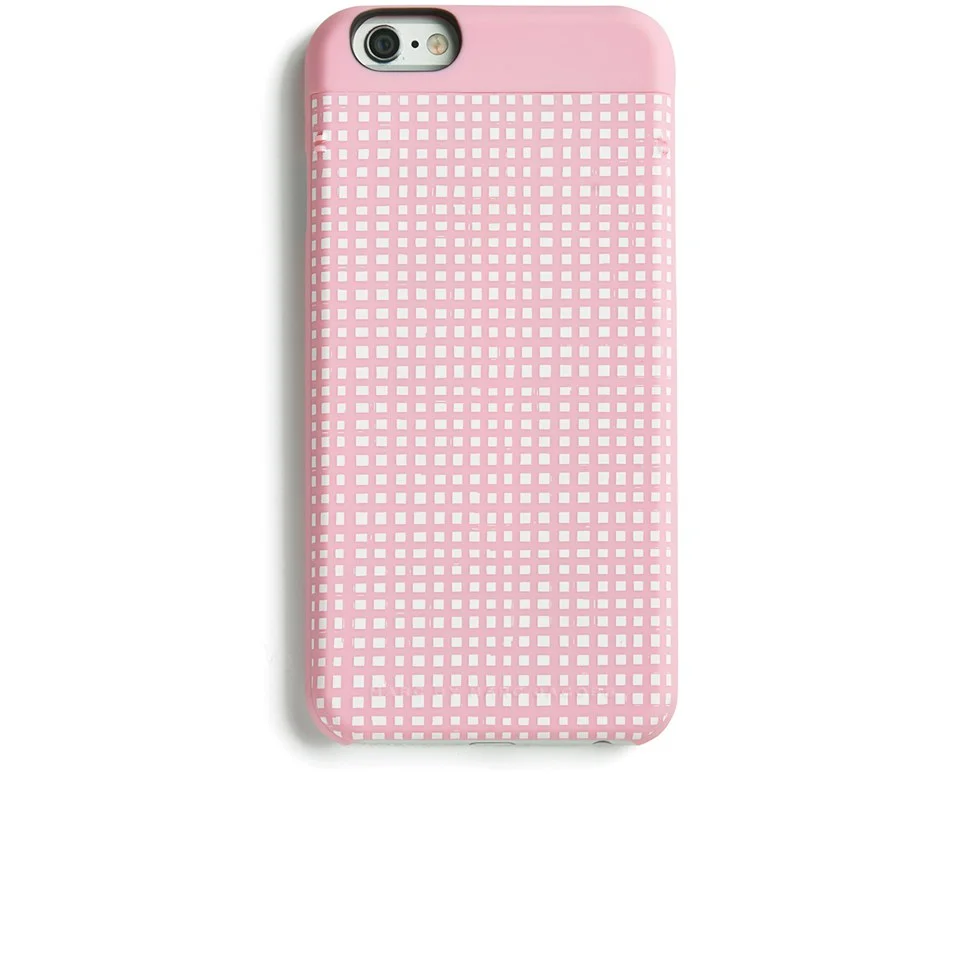 Marc by Marc Jacobs Women's Mirror Mini Gingham iPhone 6 Phone Case - Hyssop Pink/Multi Image 1