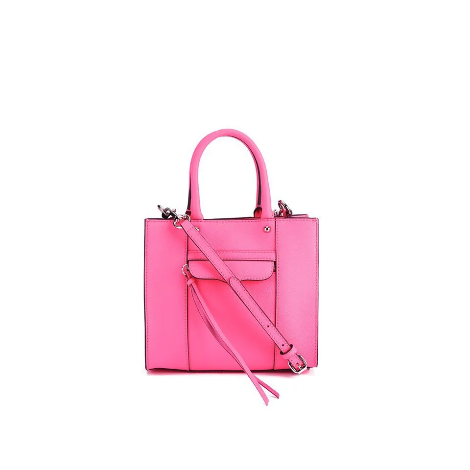 Rebecca Minkoff Women's M.A.B Mini Tote Bag - Electric Pink Image 1