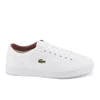 Lacoste Men's Straightset Canvas Trainers - White - Image 1