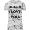 Zoe Karssen Women's Hello I Love You T-Shirt - White - Image 1
