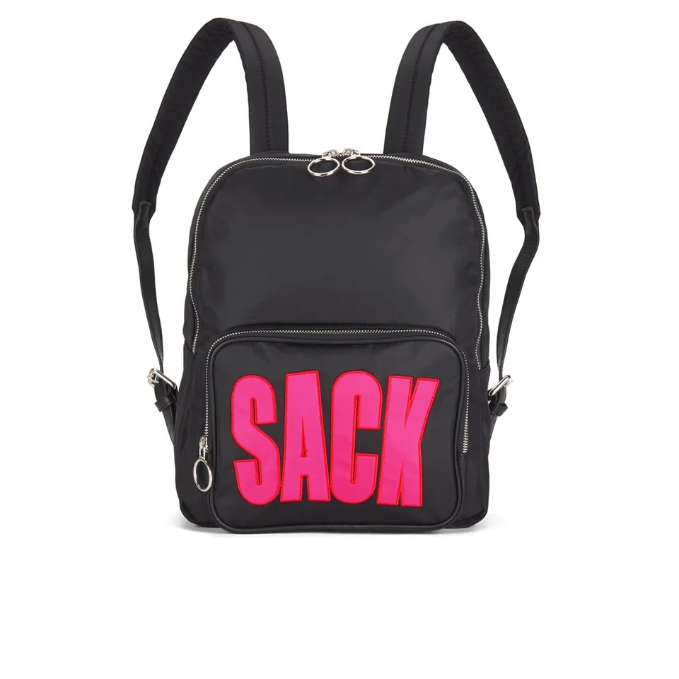 House of Holland Women's Sack Backpack - Black Image 1