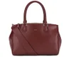 Paul Smith Accessories Women's Small Double Zip Leather Tote Bag - Raspberry - Image 1