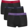 Calvin Klein Men's Cotton Stretch 3 Pack Low Rise Trunks with Colour Waist Band - Image 1