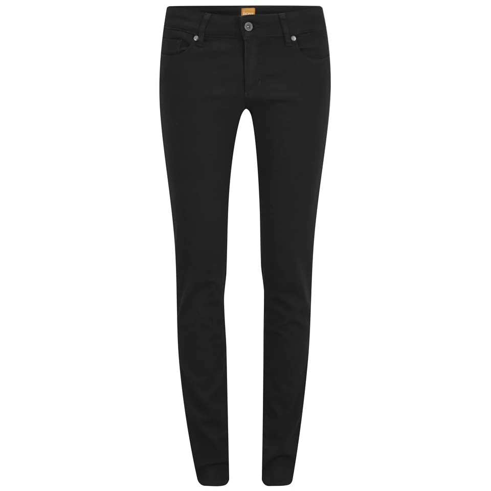 BOSS Orange Women's Lunja2 Jeans - Black Image 1