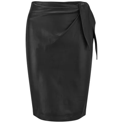 Diane von Furstenberg Women's DVF Roxanne Combo Pencil Skirt - Black