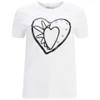 REDValentino Women's Heart T-Shirt - White - Image 1
