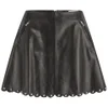 REDValentino Women's Leather Studded Skirt - Black - Image 1