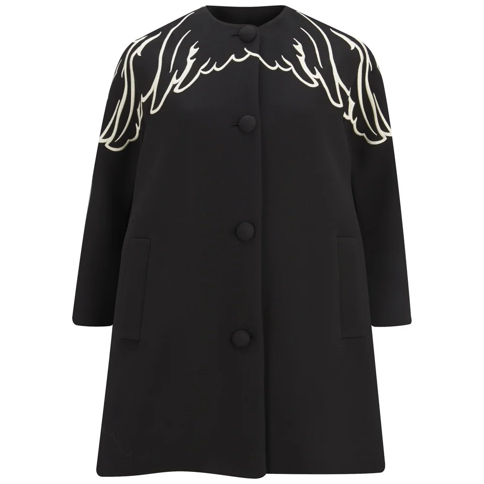 REDValentino Women's Wing Coat - Black Image 1