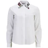 REDValentino Women's White Shirt with Collar - White - Image 1