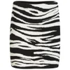 Bella Freud Women's Zebra Skirt - Black - Image 1