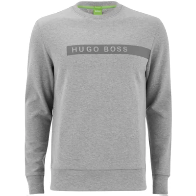 BOSS Green Men's Salbo Sweatshirt - Grey Melange