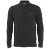 BOSS Green Men's Pleesy 2 Long Sleeve Mesh Detail Polo Shirt - Black - Image 1