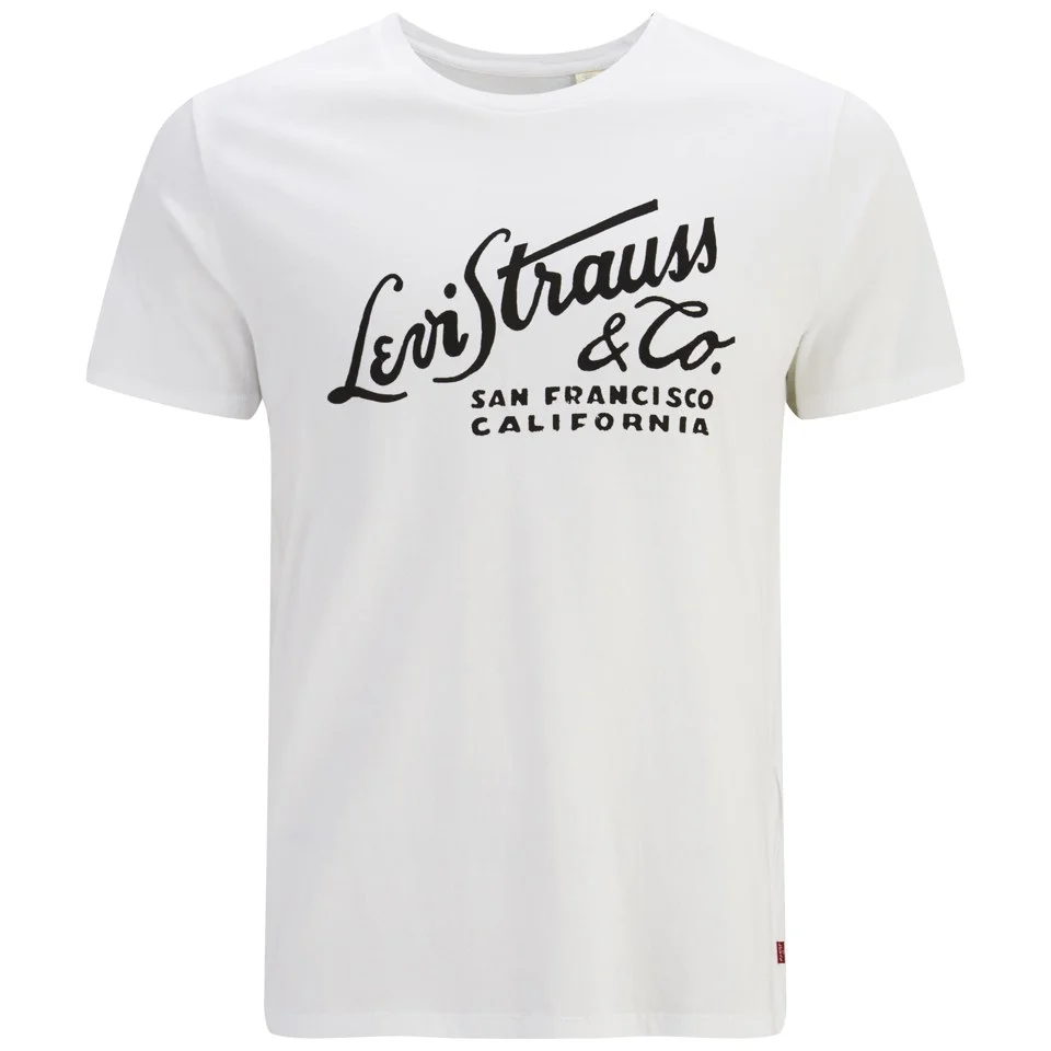 Levi's Men's Graphic Logo T-Shirt- Graphic White Image 1