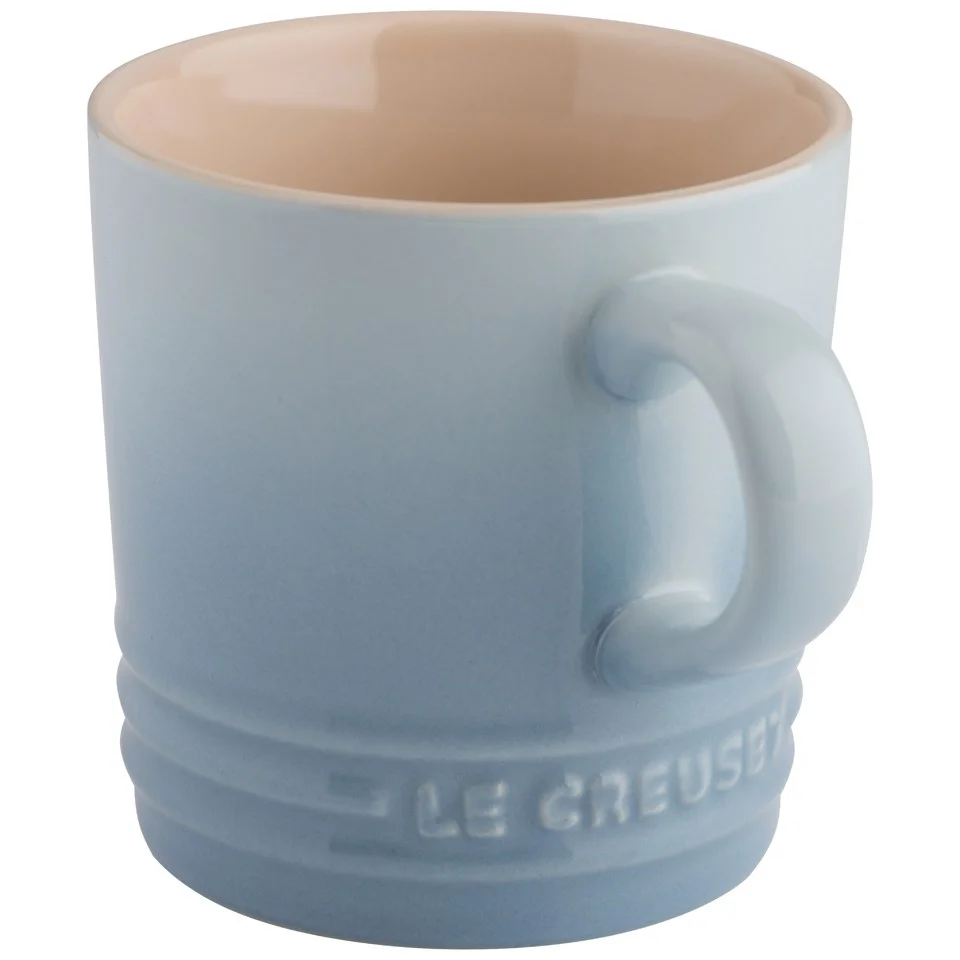 Le Creuset Stoneware Cappuccino Mug, 200ml - Coastal Blue Image 1