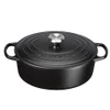 Le Creuset Signature Cast Iron Oval Casserole Dish - 29cm - Satin Black - Image 1