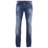 BOSS Orange Men's Tapered Fit Worn Detail Denim Jeans - 429 Blue - Image 1