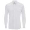 HUGO Men's Enzel Long Sleeve Shirt with Skull Collar-Bar Shirt - White - Image 1