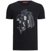 HUGO Men's Dull Broken-Skull Graphic T-Shirt - Black - Image 1