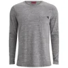 HUGO Men's Dhom Long Sleeve T-Shirt - Grey Marl - Image 1