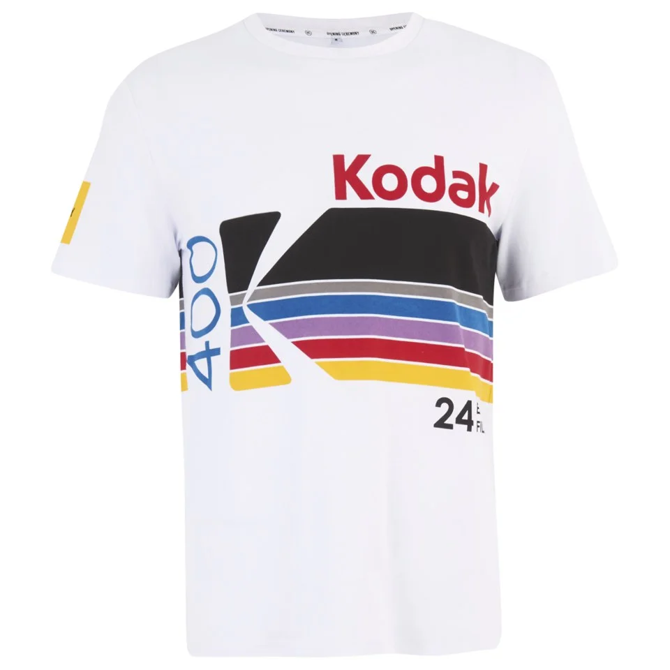 Opening Ceremony Men's Kodak Logo T-Shirt - White/Multi Image 1