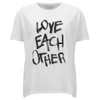 Each X Other Women's Printed Love Each Other Classic T-Shirt - White - Image 1