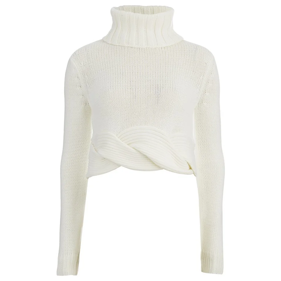 C/MEO COLLECTIVE Women's Twist it Up Jumper - White Image 1