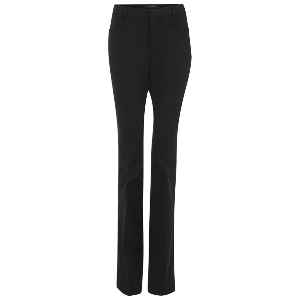 Gestuz Women's Cayenne Pants with Slight Flare - Black Image 1