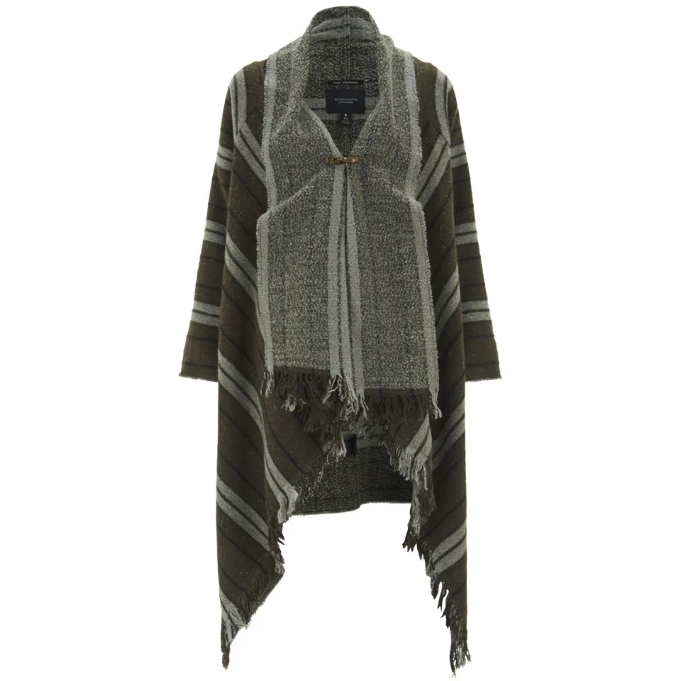 Maison Scotch Women's Warm Wool Blend Poncho - Multi Image 1
