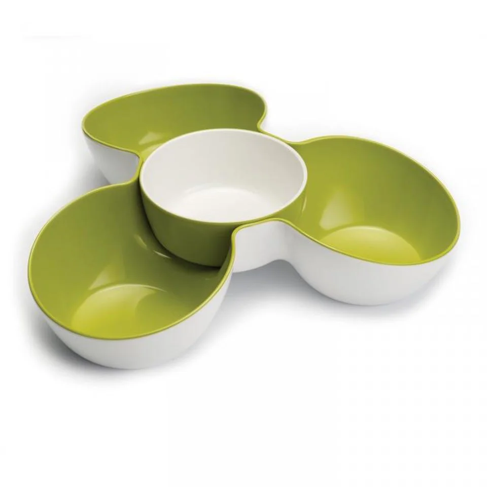 Joseph Joseph Triple Dish Set - White/Green Image 1