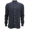 YMC Men's Heavy Cotton Long Sleeve Shirt - Navy - Image 1