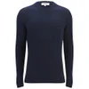 YMC Men's Boucle Wool Crew Neck Knitted Jumper - Navy - Image 1