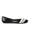 Karl Lagerfeld for Melissa Women's Trippy Zip Pointed Ballet Flats - Black Contrast - Image 1